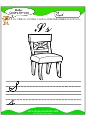 S Sesi Çalışma Sayfaları